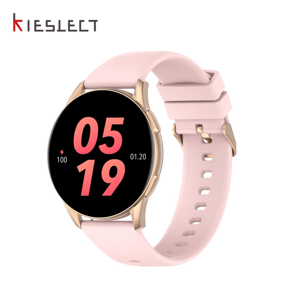 Kieslect L11 Pro Lady Smart Watch with Bright HD Semi-AMOLED Touchscreen Pink