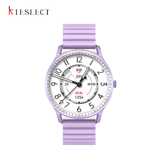 KIESLECT Lady Calling Watch Lora Color Purple Strap Magnetic